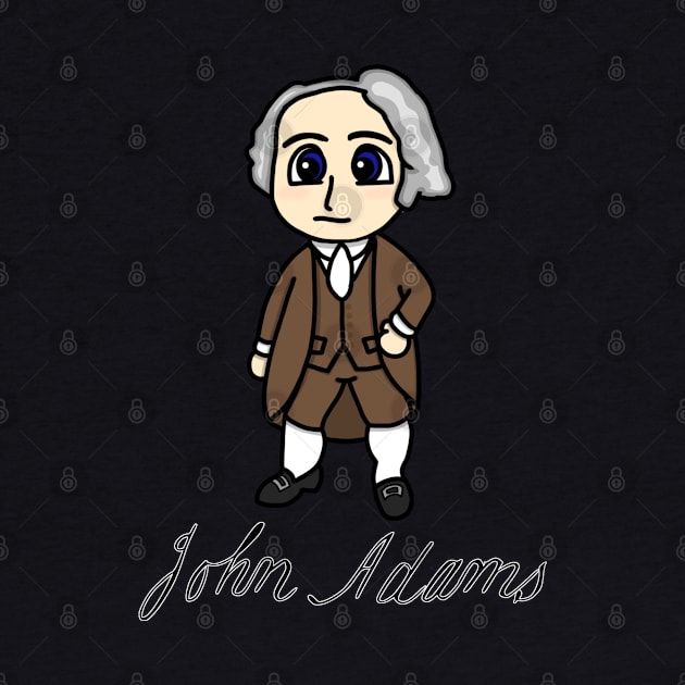 Chibi John Adams with Signature by Aeriskate